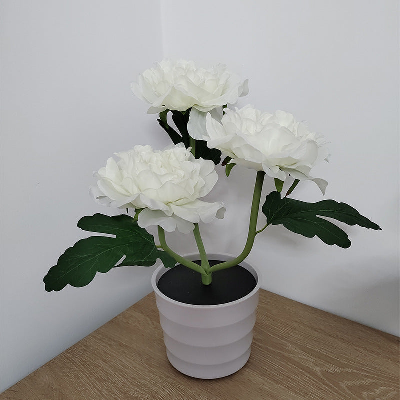 Artificial Floral Planter Light