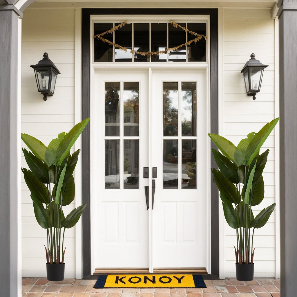 Artificial Bird of Paradise Plant 160cm Tall Faux Tropical Palm Tree