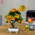Artificial Bonsai Plant For Home Decoration (Yellow Flower)
